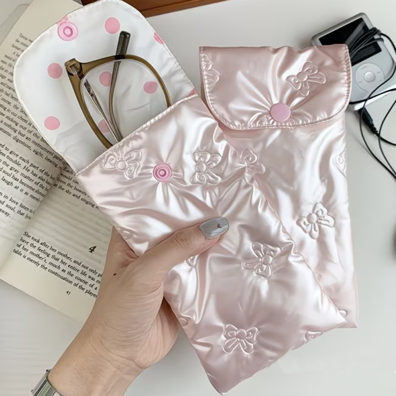 Heart Bow Leather Glasses Pouc - đánh giá và giá Travel Accessories Pouch For Women
