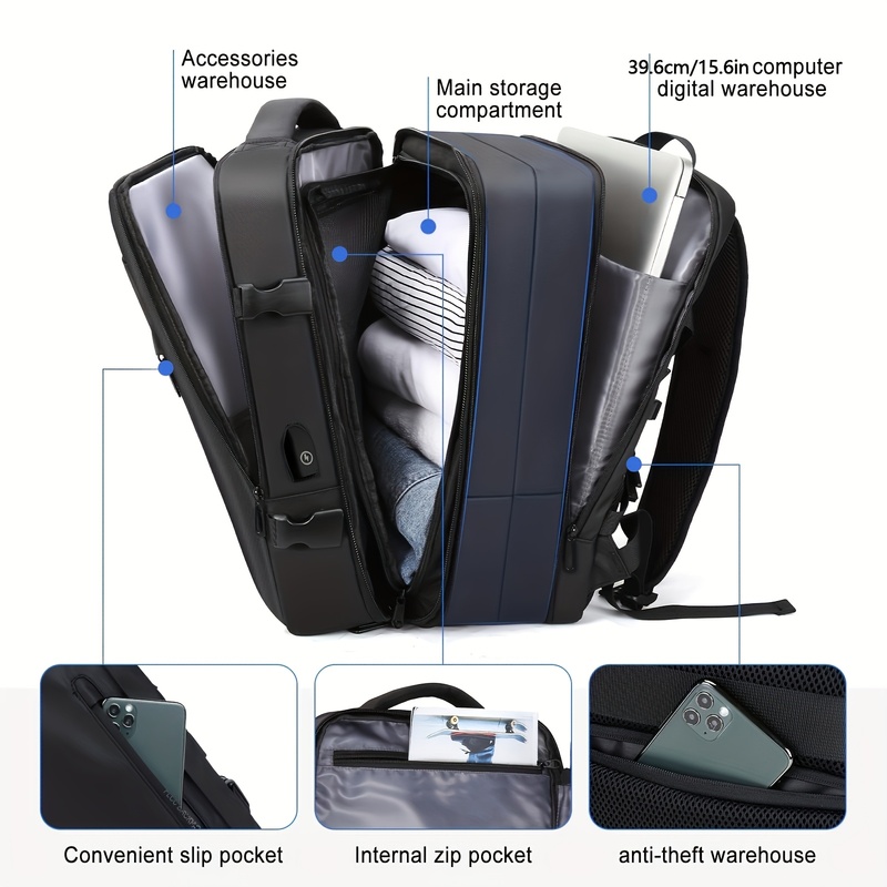 180 °   Box Opening Travel Bac - đánh giá và giá Travel Accessories Bag For Men