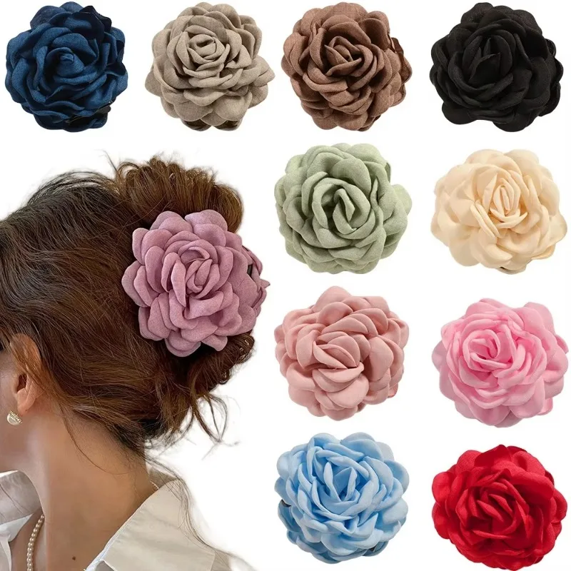 French Fabric Rose Flower Hair - đánh giá và giá Travel Accessories For Girls
