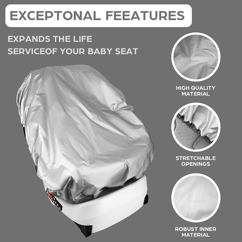 1PC Silver  Baby Car Seat Sun  - đánh giá và giá Travel Accessories For 3 Year Old