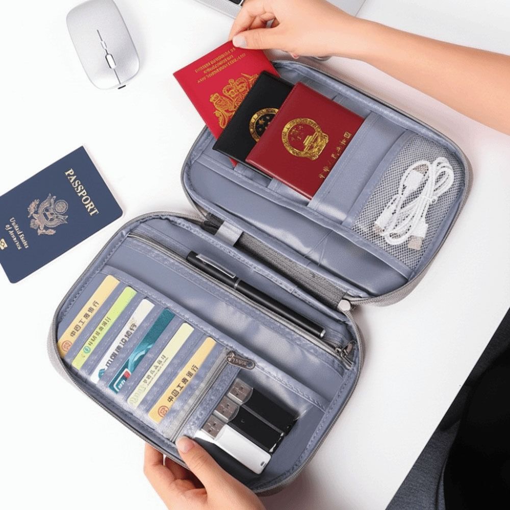 Creative Solid Color Passport  - đánh giá và giá Travel Accessories Bag For Men