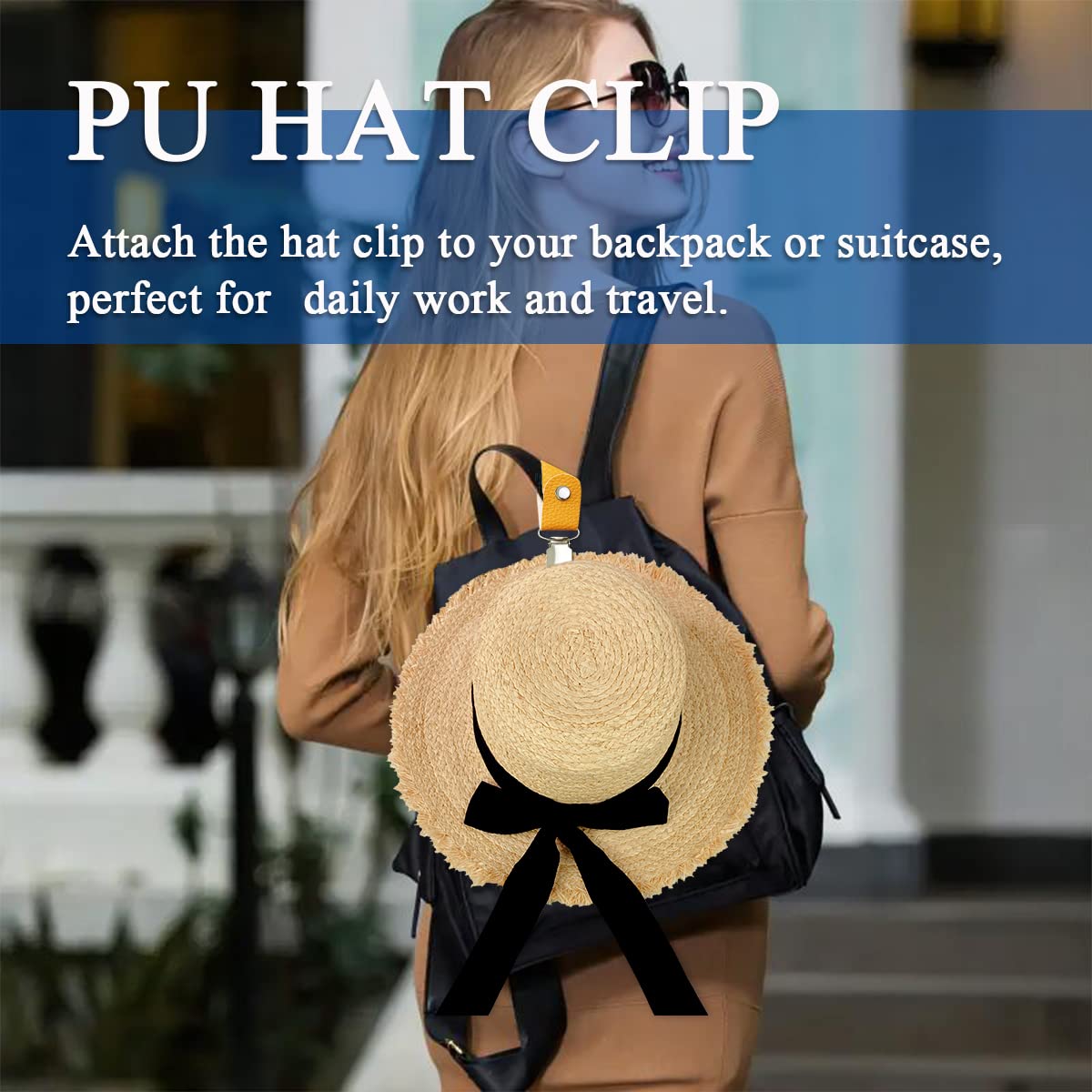 PU Leather Hat Clip for Travel - đánh giá và giá Travel Accessories Bag For Men