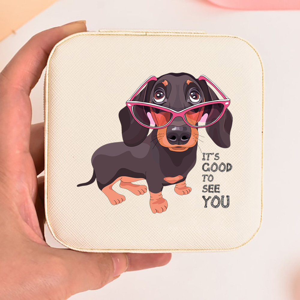 Tôi Yêu Dachshunds In Trang Sứ - đánh giá và giá Travel Jewellery & Accessories Organiser