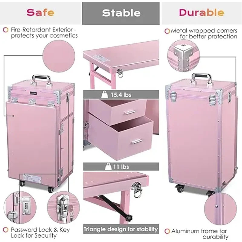 Rolling Manicure Table Foldabl - đánh giá và giá Travel Accessories For Train