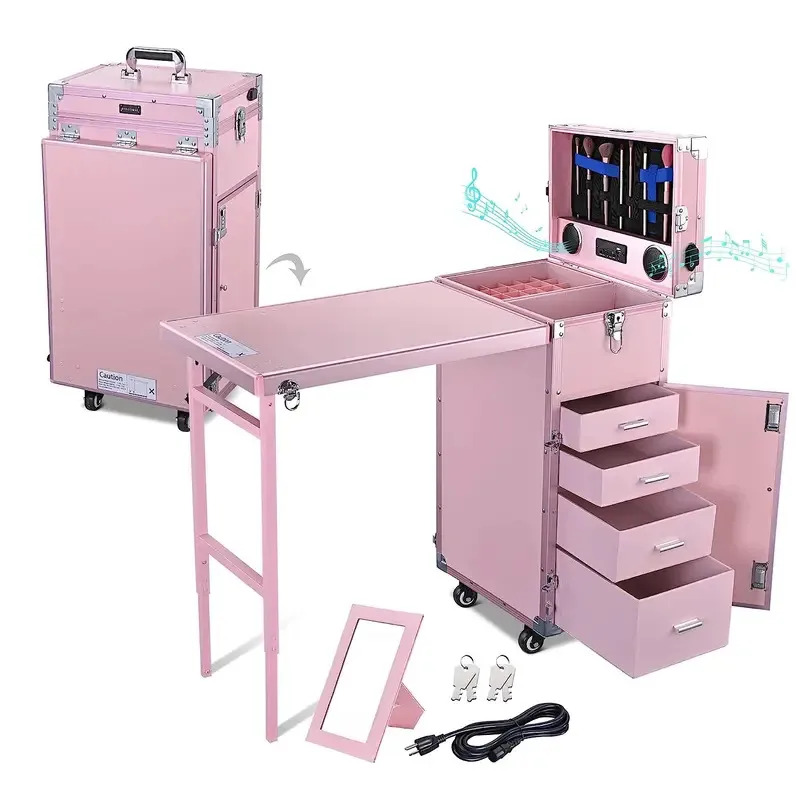 Rolling Manicure Table Foldabl - đánh giá và giá Travel Accessories For Train